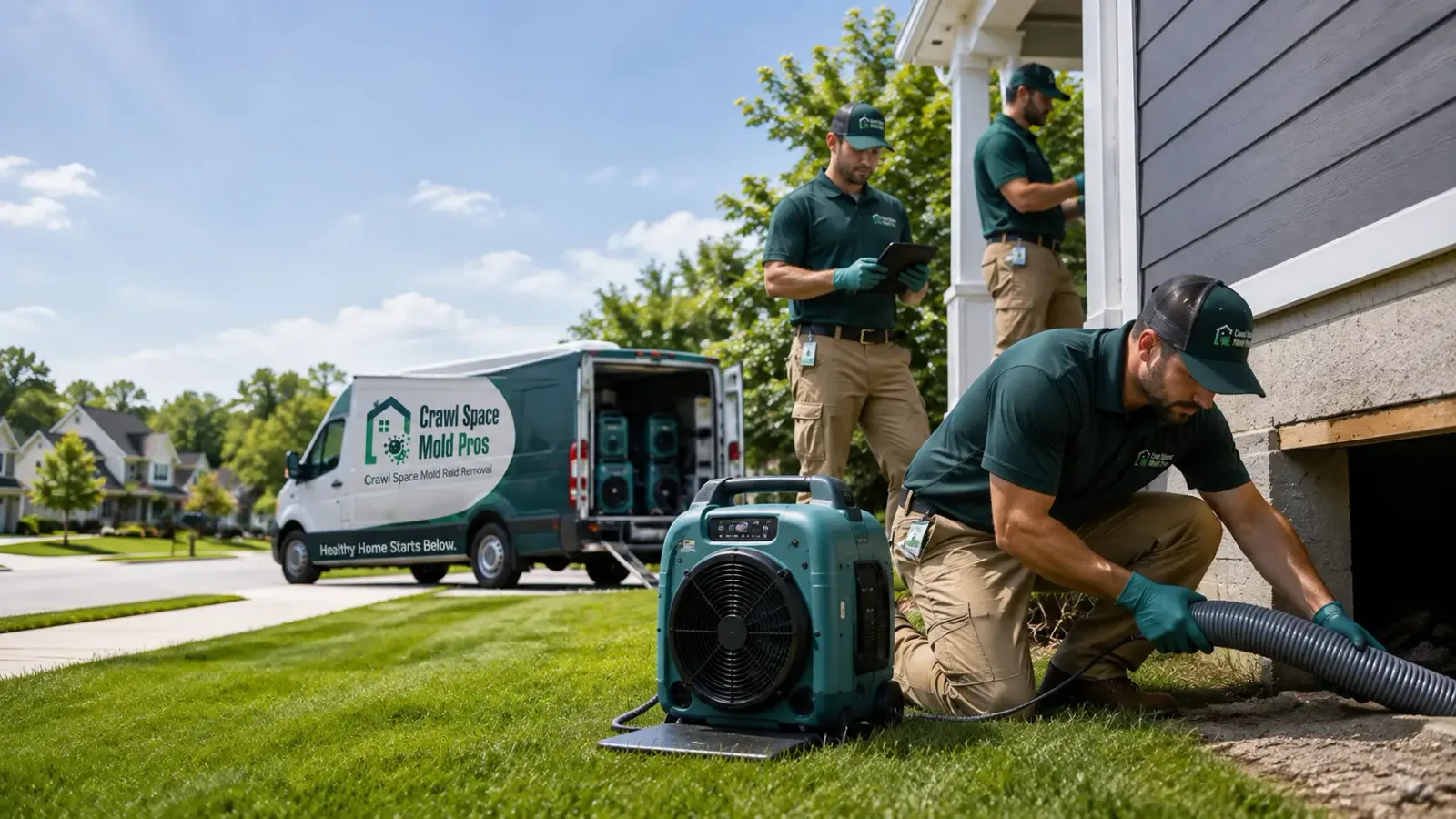 Crawl Space Mold Removal in Laporte, PA